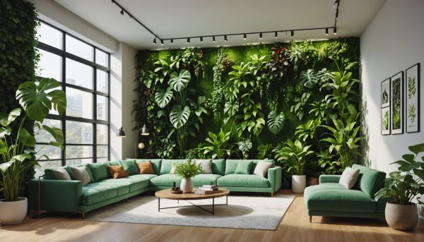 Comment créer un mur végétalisé tendance dans son salon ?