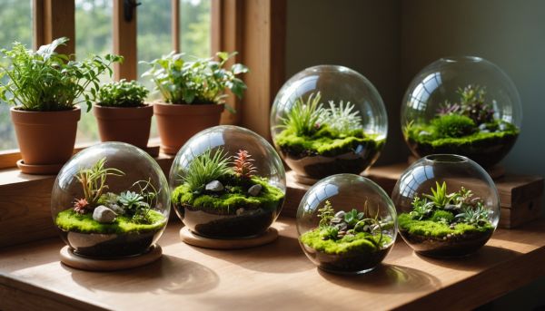 Les terrariums miniatures invitent la nature chez soi