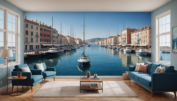 Marseille en décoration murale : entre art et identité visuelle